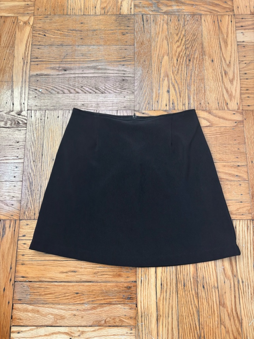 90s Black A-Line Mini Skirt
